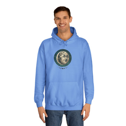 Space Ticket Unisex College Hoodie - Ticket to the Moon Design
