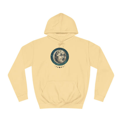 Space Ticket Unisex College Hoodie - Ticket to the Moon Design