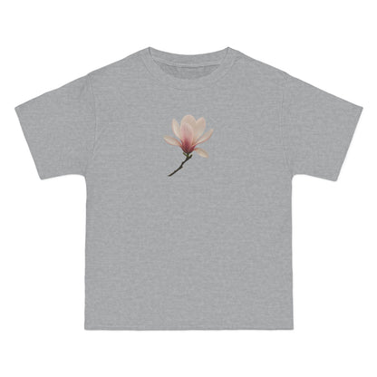 Floral Magnolia Short-Sleeve T-Shirt, Spring Fashion, Casual Wear, Gift for Nature Lovers, Everyday Style, Floral Tee