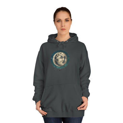 Space Ticket Unisex College Hoodie - Ticket to the Moon Design