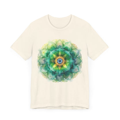 Bohemian Mandala Tee, Unisex Tee for Relaxation, Casual Wear, Gift for Nature Lovers, Festival Shirt, Art-Inspired Apparel