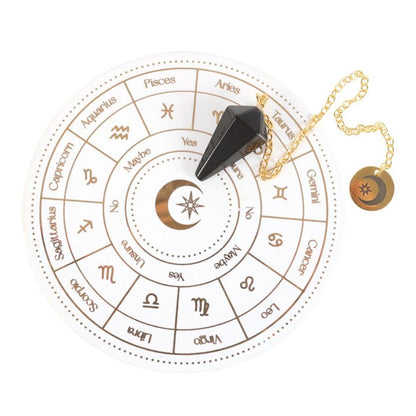 Astrology Wheel Pendulum Divination Kit